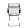 Set 2 poltrone Pleasure attesa bianco moderne ed eleganti