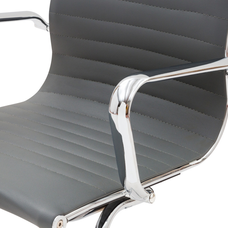 Set 2 poltrone Pleasure attesa grigio moderne per ufficio