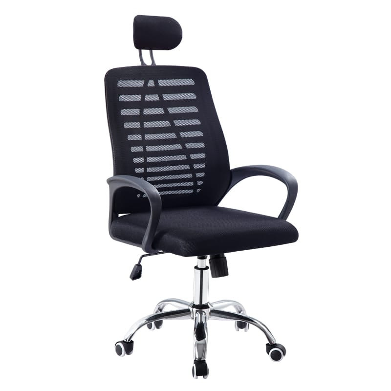 Poltrona Clifton nera ergonomica per ufficio moderna e confortevole