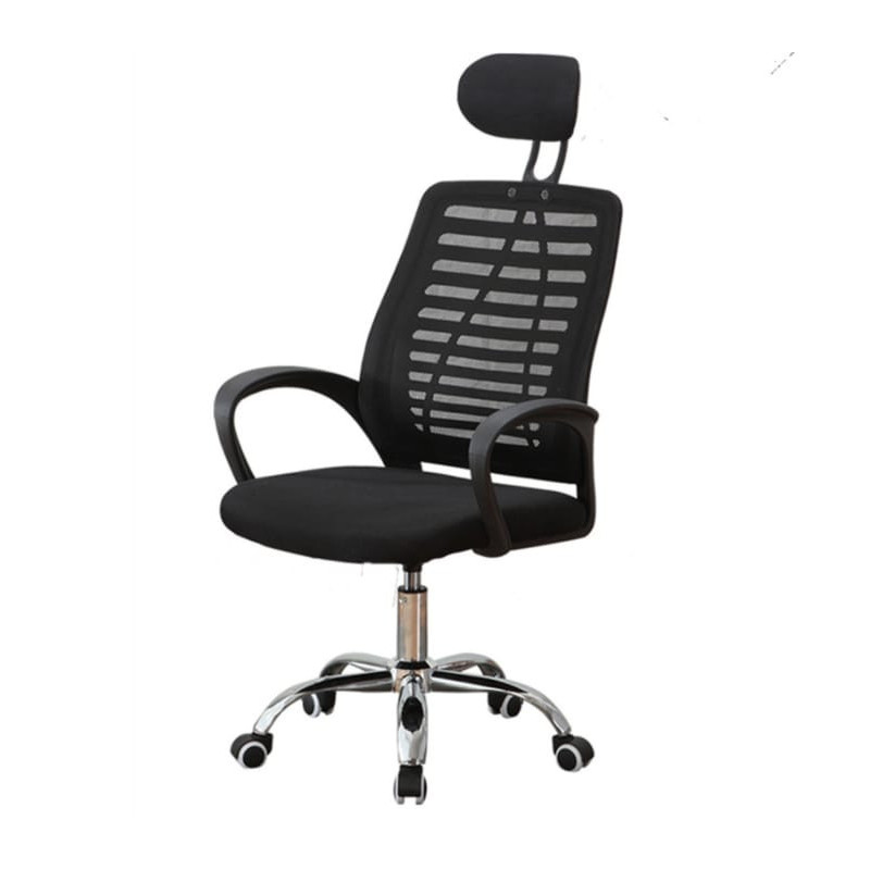 Poltrona Clifton nera ergonomica per ufficio moderna e confortevole