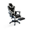 Poltrona Racing Omega nera bianca similpelle ergonomica ufficio