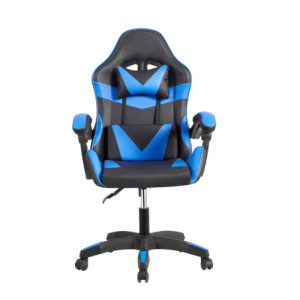 Poltrona Racing Alfa nera blu similpelle ergonomica ufficio