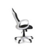 Poltrona Place nera struttura bianca ergonomica ufficio moderna