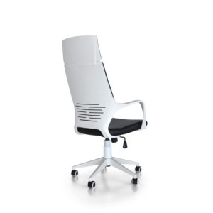 Zoom Poltrona President Nera/Struttura Bianca