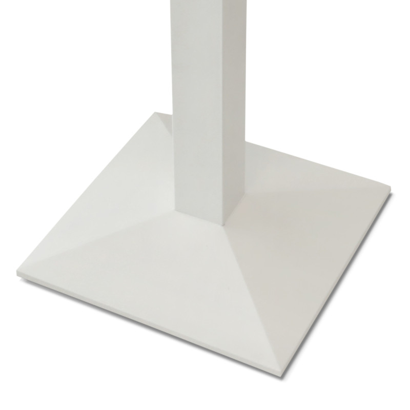 Base tavolo Benson bianca in acciaio design moderno e robusto