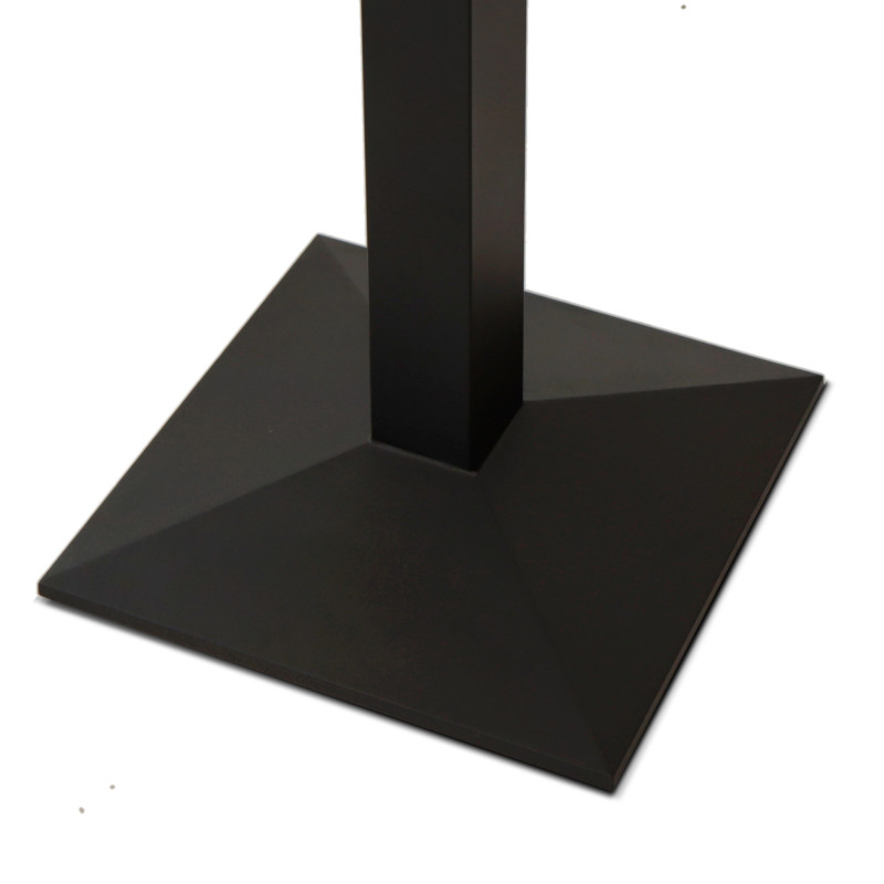 Base tavolo Benson nera in acciaio robusta e versatile