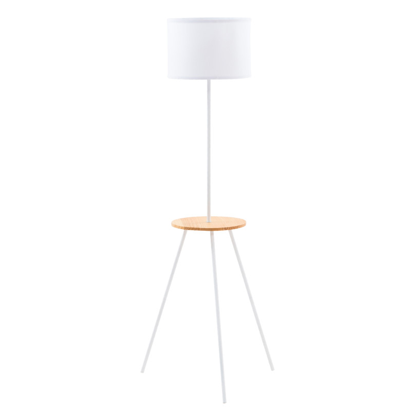 Tuoni lampada Garbatella bianca da tavolo design moderno casa