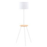 Tuoni lampada Garbatella bianca da tavolo design moderno casa