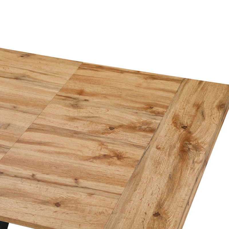 Tavolo Xilon allungabile 200-400 rovere gambe nere moderno