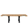 Tavolo Xilon allungabile 200-400 rovere gambe nere moderno