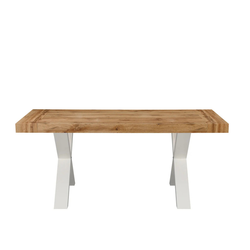 Tavolo Xilon allungabile 200-400 cm rovere gambe bianche moderno