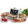 Piastra Elettrica Multifunzione 700W 3 Piastre Azzurro