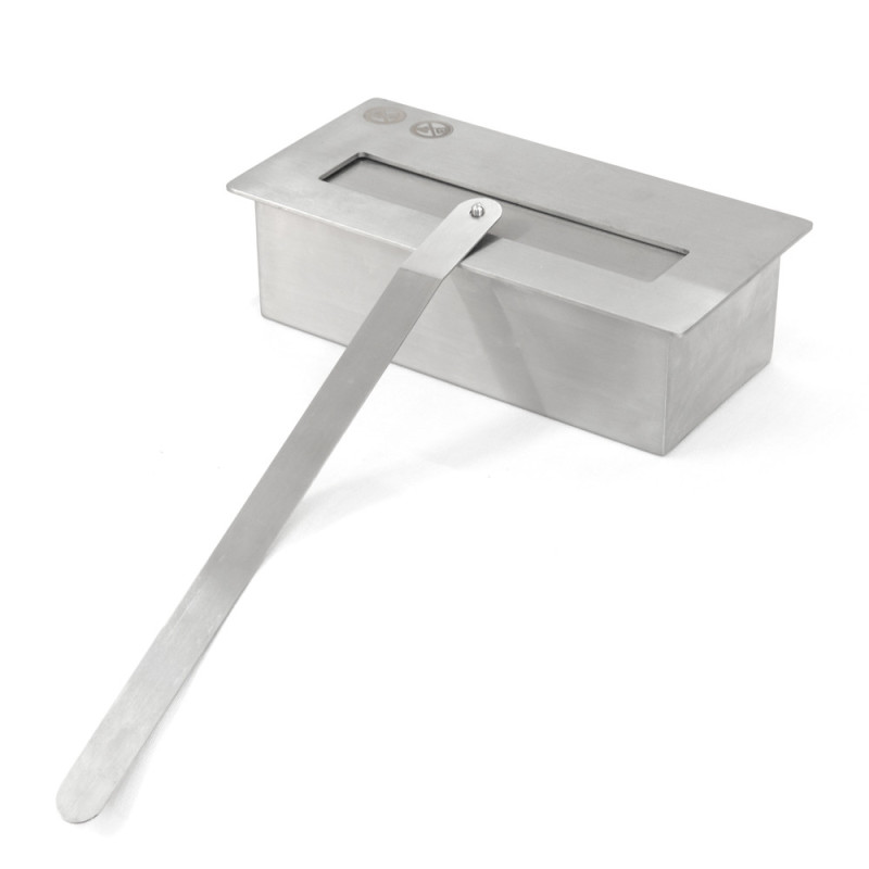 Stufa a bioetanolo Luisa da terra L50xP30xH68 cm moderna e sicura