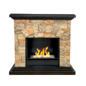 Camino a bioetanolo Belluno effetto finta pietra L93xP28xH85