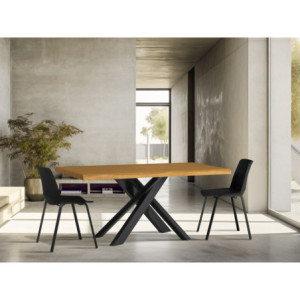 Tavolo Trend allungabile legno massello 160x90 180x90 moderno