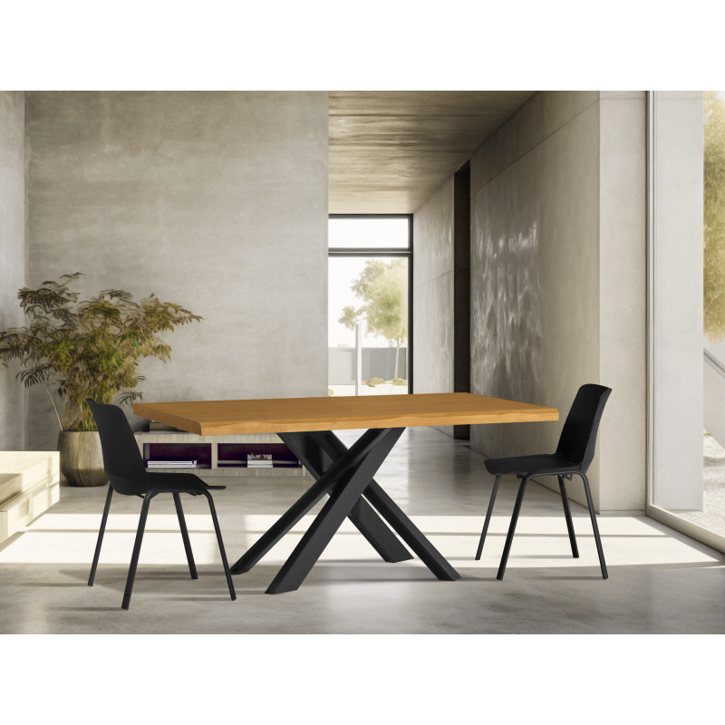 Tavolo Trend allungabile legno massello 160x90 180x90 moderno