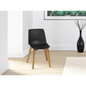 Sedia Wody in polipropilene vari colori design moderno casa