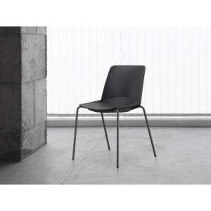 Sedia Basic in polipropilene vari colori design moderno casa