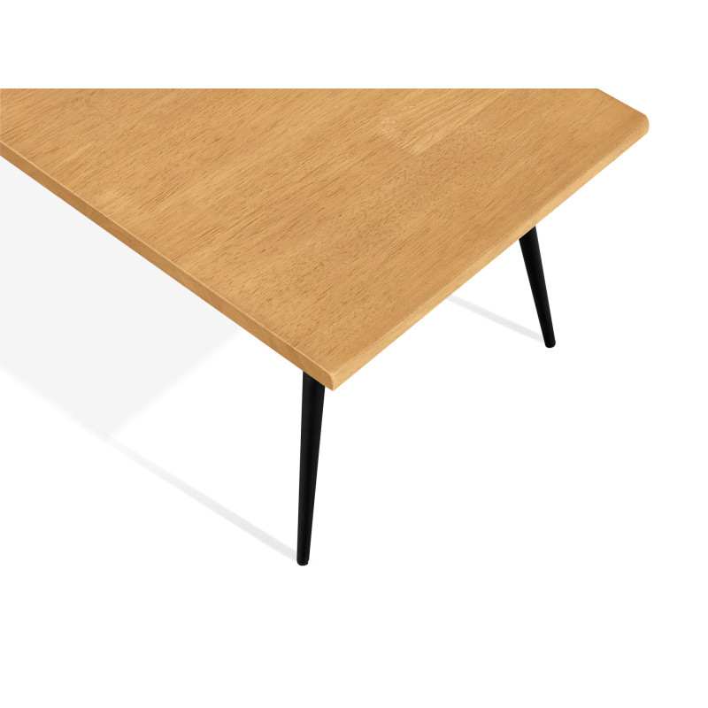 Tavolino Traverso in legno massiccio 90x50 cm design casa