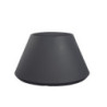Vaso in resina antracite Stromboli 60x35 cm per piante esterno