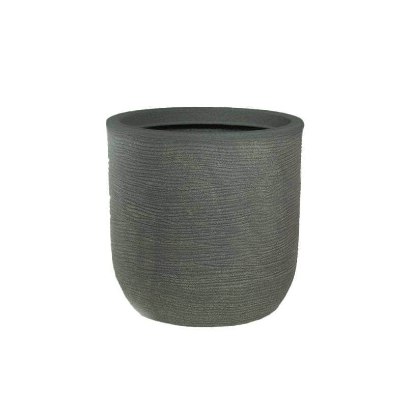 Vaso in resina Raffaello verde D35x34H per esterno e interno