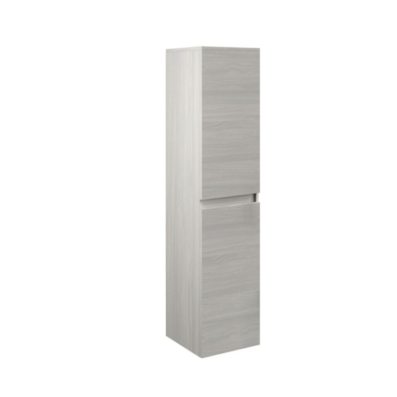 Colonna pensile bagno Trasimeno rovere grigio 134x31,5x31,6 cm