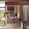 mobile bagno sospeso 80 cm rovere mercure | levante shop