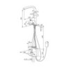 Miscelatore cucina Oras Ventura cromo touchless moderno pratico