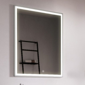 Specchio Baku 100x80 cm LED doppio sensore antiappannamento