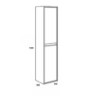 colonna bagno cemento Effezeta | levante shop