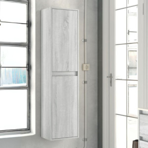 Colonna bagno Bolton 35x30,5x150 cm rovere grigio ghiaccio