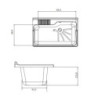 mobile lavatrice 80 cm bianco | levante shop