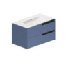 mobile bagno sospeso 80 cm azzurro | levante shop