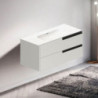 mobile bagno sospeso 100 cm cashemere | levante shop