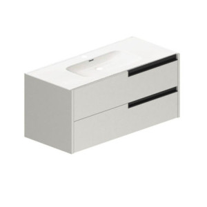 Zoom Mobile bagno sospeso Modular con due cassettoni 100x45x50 cm colore cashemere