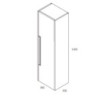 colonna bagno bianco opaco Effezeta | levante shop