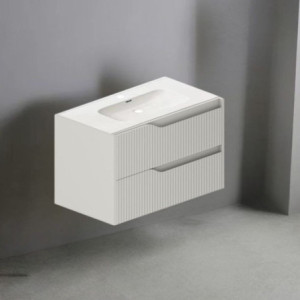 Mobile bagno sospeso Soho 80x45x50 cm cashmere opaco moderno