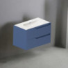 Mobile bagno sospeso Soho 80x45x50 cm azzurro cannettato