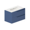 Mobile bagno sospeso Soho 80x45x50 cm azzurro cannettato