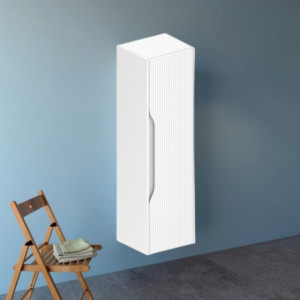 Colonna bagno sospesa Soho bianco opaco 120x30x35 cm moderna