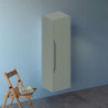 Colonna bagno sospesa Soho 120x30x35 cm verde opaco cannettato