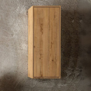 Pensile bagno Push rovere quercia 35x30,5x80 cm 1 anta moderno