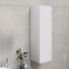 Pensile libreria 30x120 cm anta bianco frassinato moderno
