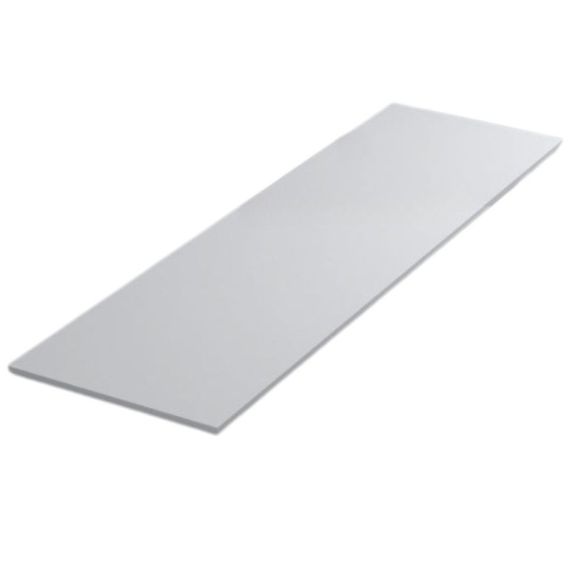 Top appoggio per mobile bagno bianco lucido 120x46x1.9 cm
