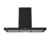 Cappa da parete Embla 90 nero moderna e potente per cucina