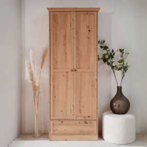 Armadio Timber 40A rovere anticato 2 ante 1 cassetto elegante