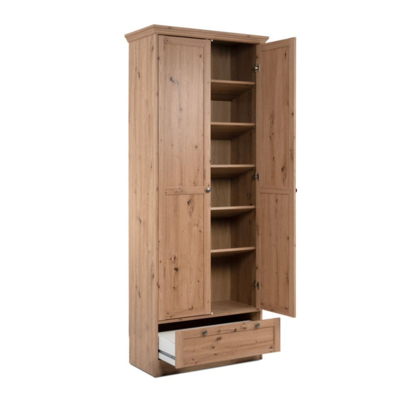 Comodino Tasman 07, Rovere Massello Selvatico, Oliato - 51 X 51 X 30 Cm H X L X P  88111