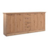 Credenza Timber 51A 4 ante 4 cassetti rovere anticato moderna