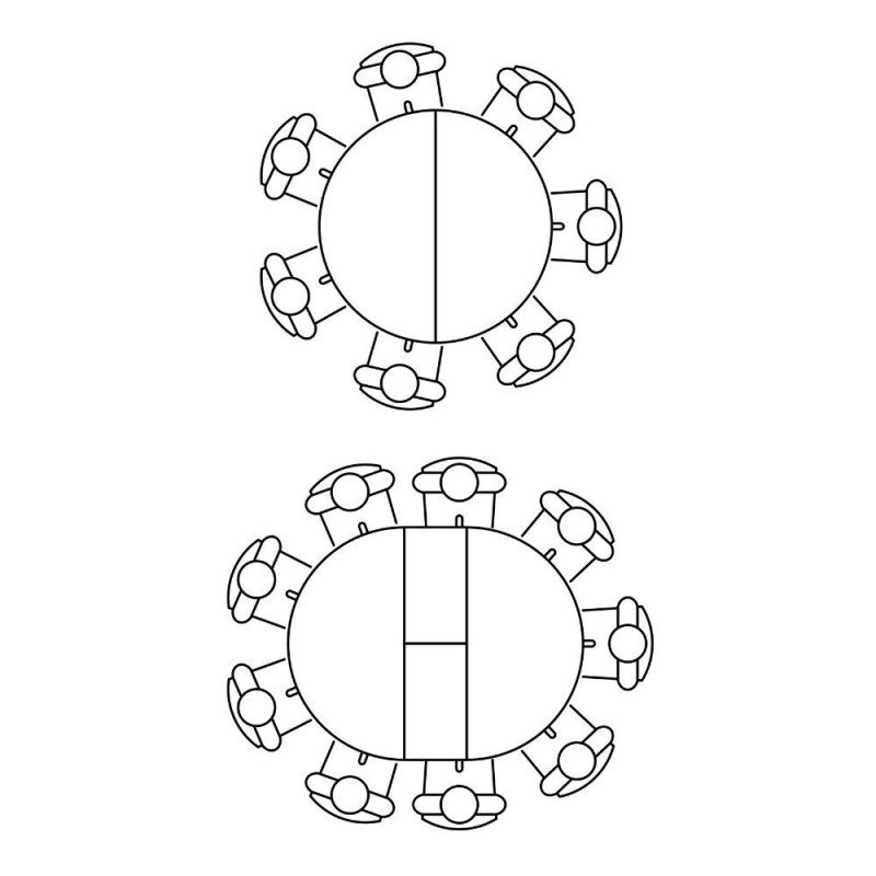 Tavolo allungabile Dobok effetto marmo opaco gambe nere moderno