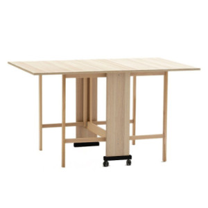 Tavolo salvaspazio Trio pieghevole 140x90x78 olmo compatto